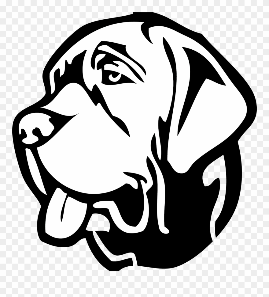 Mastiff Clipart Tribal - Dog - Png Download