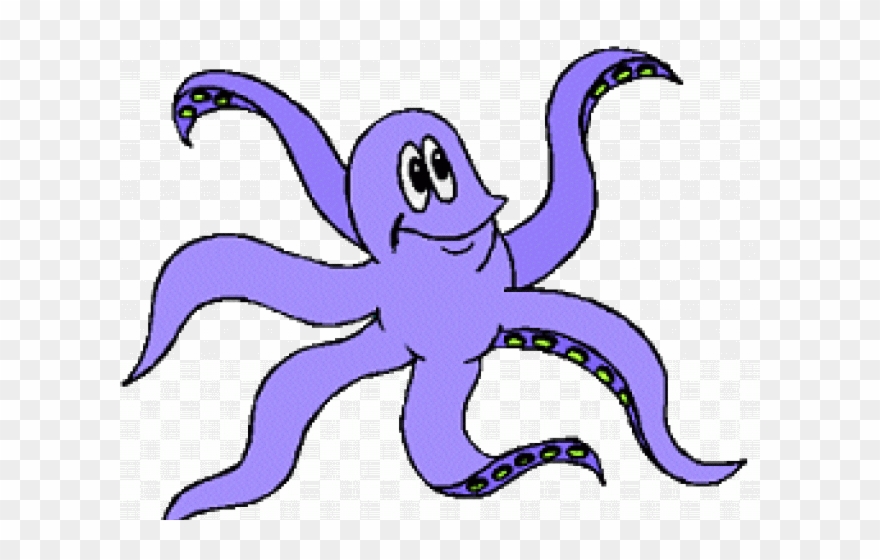 Squid Clipart Animated - Octopus - Png Download
