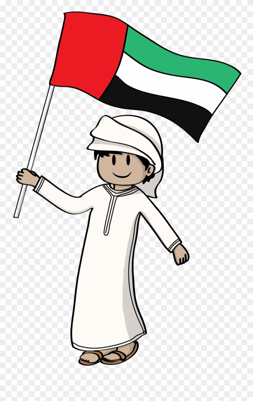 Dress Clipart Emirati - Flag Day Uae Png Transparent Png