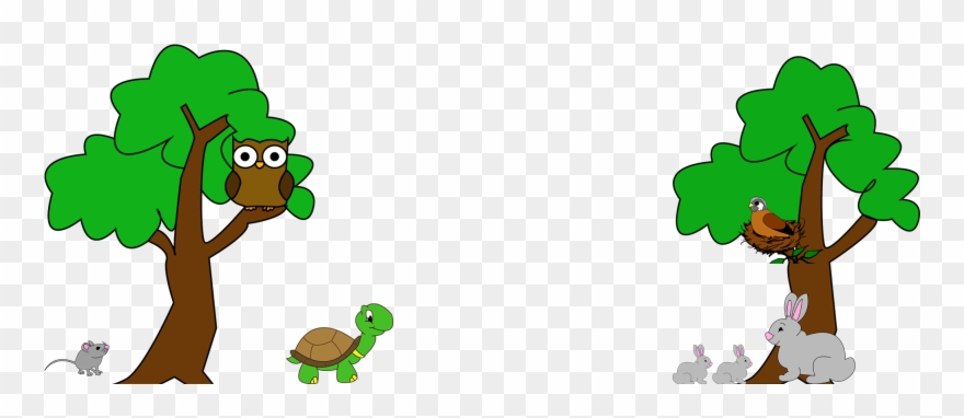 A Mouse, An Owl, A Turtle, A Kestrel, And A Mom And - Turtle Clipart