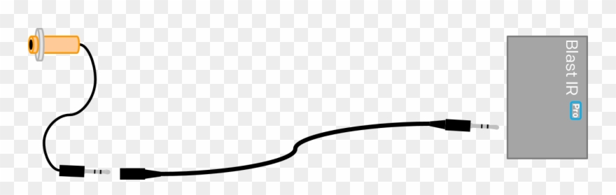 Blastir Pro With Fisheye Receiver And Extension Cable Clipart