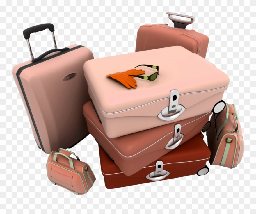 Luggage Vector Decorative Banner Royalty Free Download Clipart