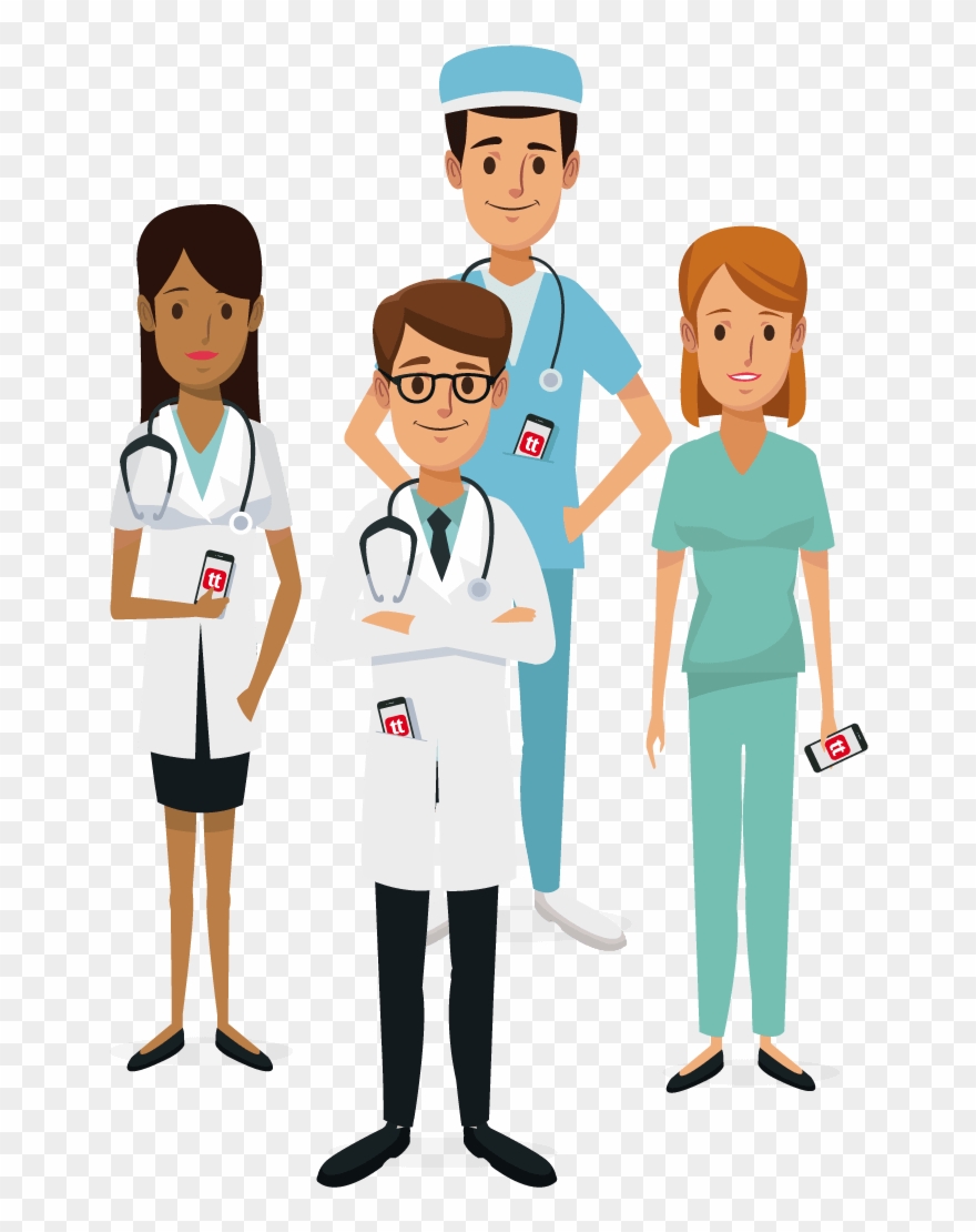 Because When Everyone Works Better Together, You Turn - Clipart Health Care Professionals - Png Download