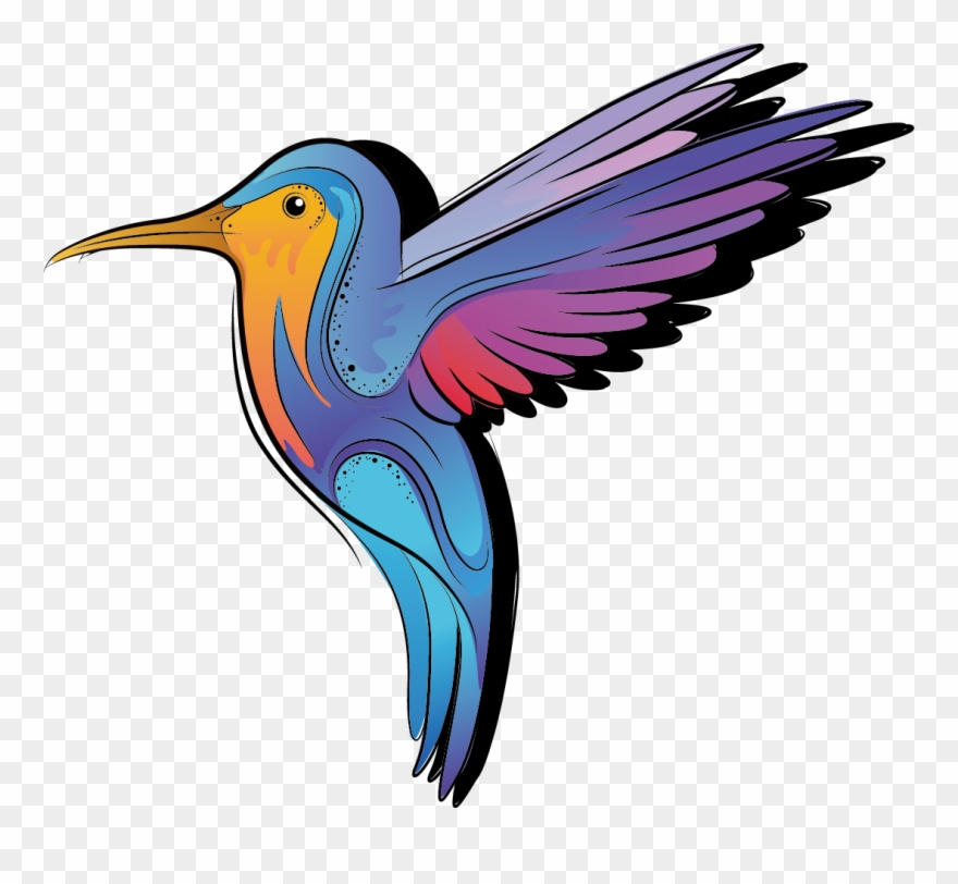 Png Black And White Color Cartoon Bird Transprent Png - Vector Graphics Clipart