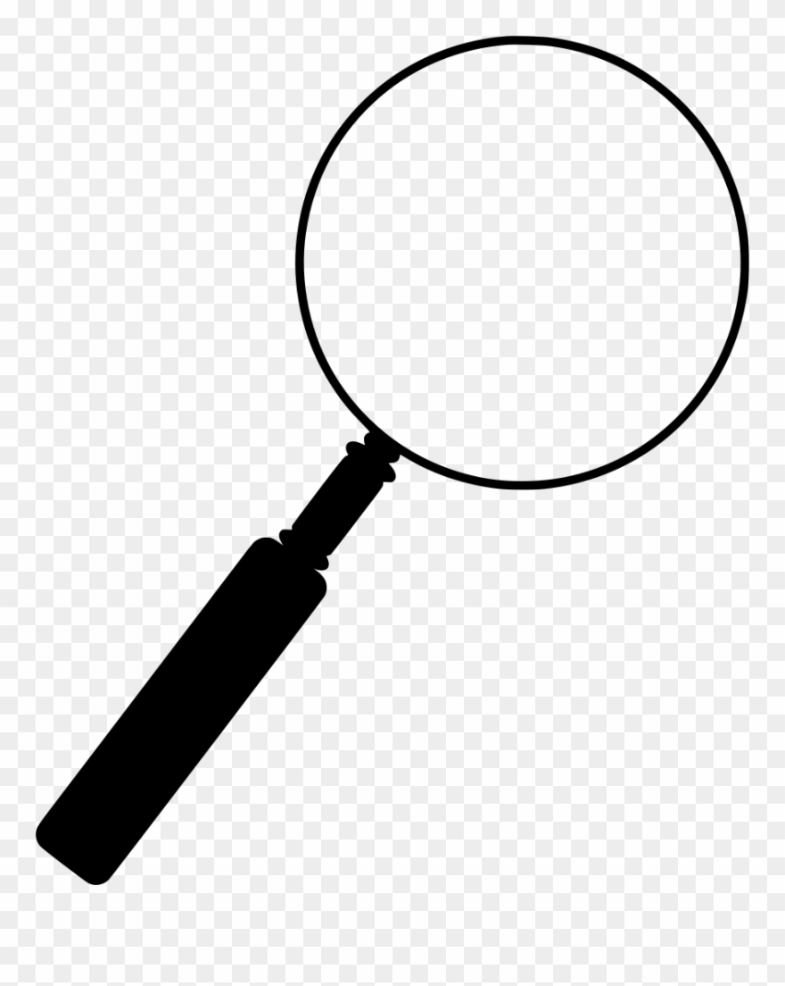 Svg Tool Investigate Free Image Icon Silh - Magnifying Glass Gif Png Clipart