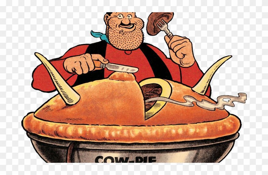 Crime Clipart Mixed Economy - Desperate Dan Eating Cow Pie - Png Download