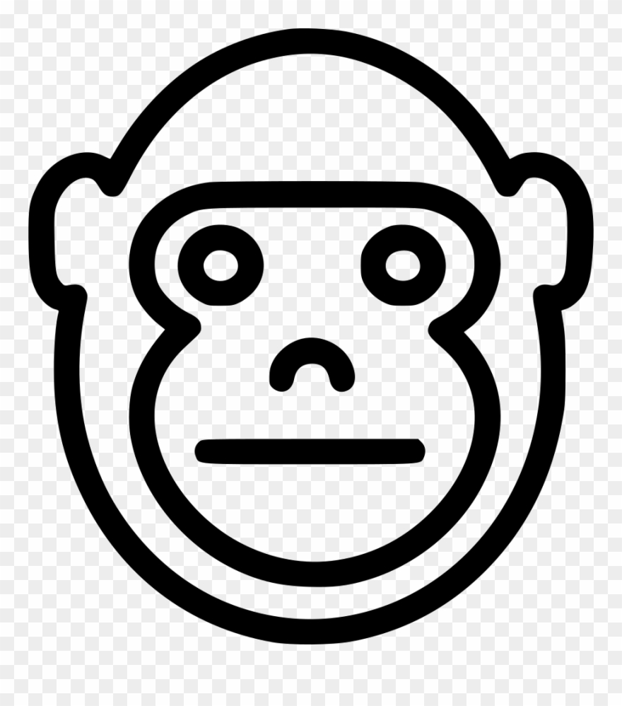 Gorilla Comments - Gorilla Ico Clipart