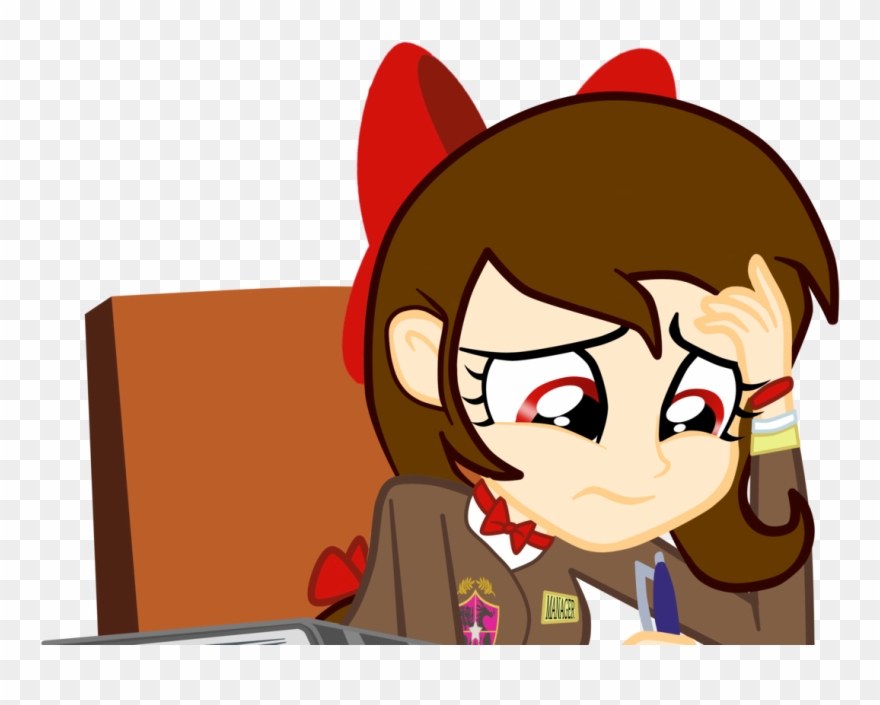 Jpg Freeuse Stock Artist Rsa Fim Book Bow Equestria - Girl Studying Cartoon No Background Clipart