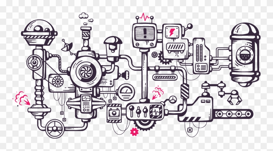 Monthly Controls - Complicated Mechanism Clipart
