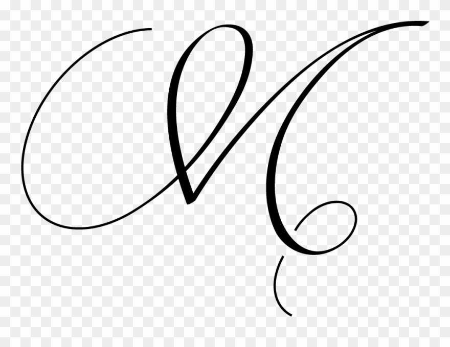Wedding Monogram Letters - Letras Blanco Y Negro Clipart