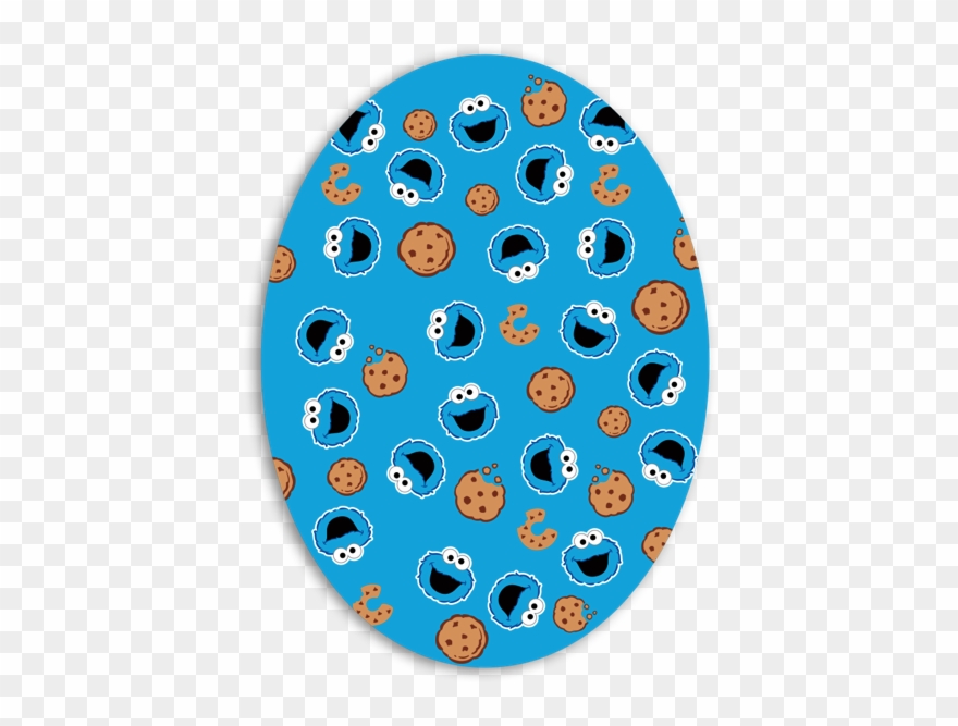 Sesame Street Cookie Monster Sleeptime Lite Shell Pattern - Sesame Street Clipart
