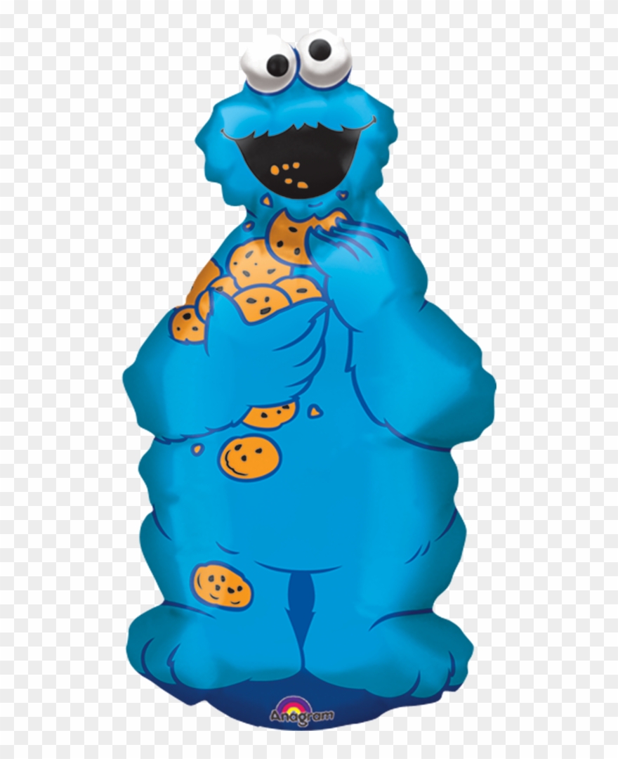 Cookie Monster Full Body Clipart