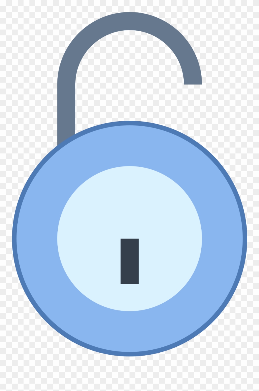 There Is A Circle To Represent The Lock Mechanism - Portable Network Graphics Clipart