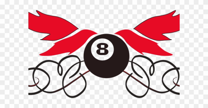 8 Ball Pool Clipart Clip Art - Голуби Сердце Png Transparent Png