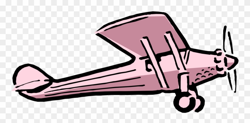 Vector Illustration Of Charles Lindbergh Completes - Dibujos Aviones Clipart