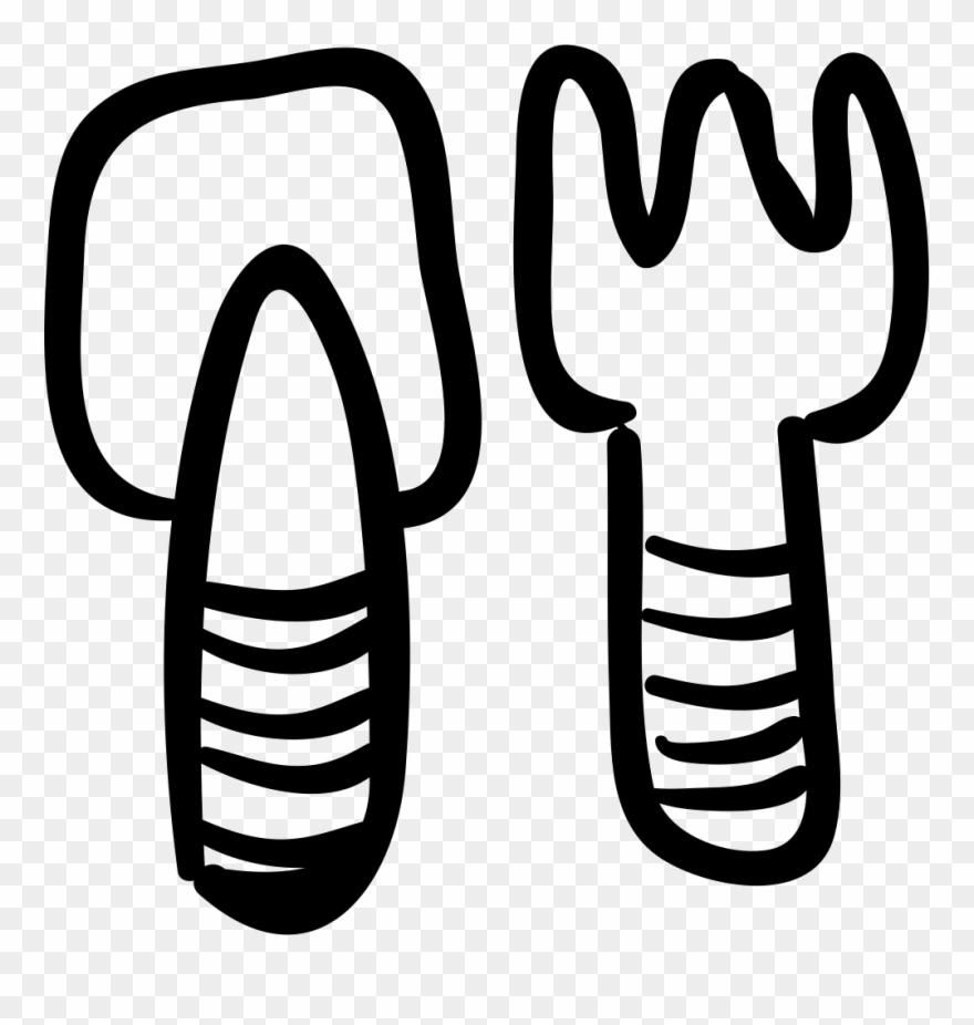 Spoon And Fork Kitchen Utensils Pair Of Toys Comments - Fork Clipart