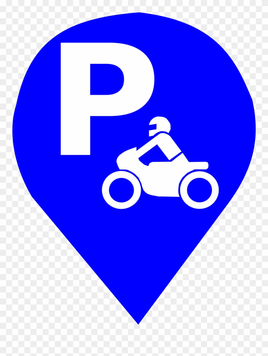 Open - Motorcycle Parking Png Clipart