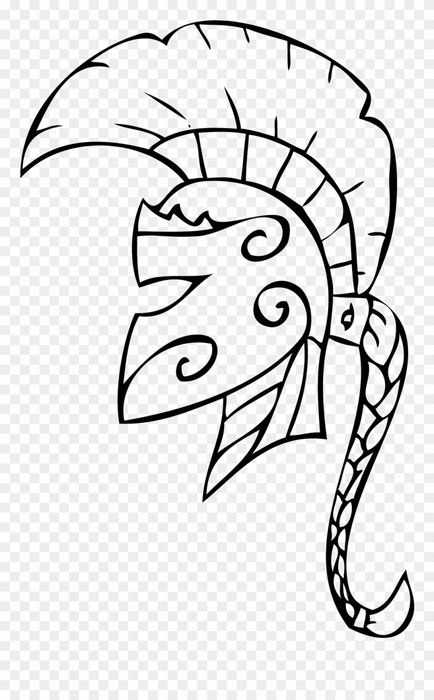 Female Warrior Helmet [png Clipart