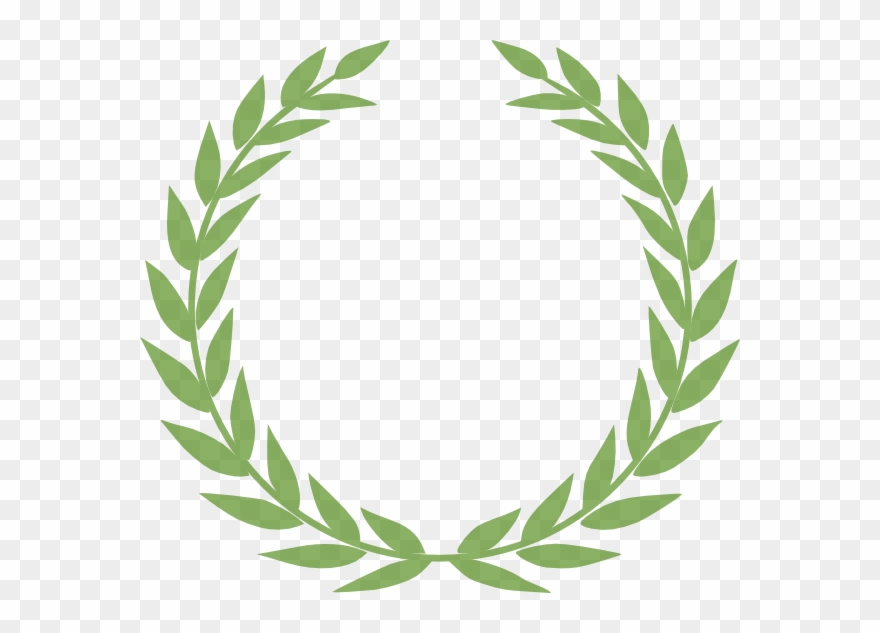 This Free Clip Arts Design Of Laurel Crown Green - Png Download