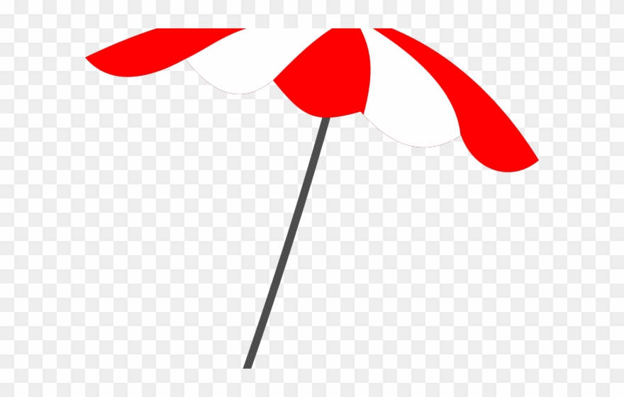 Drinks Clipart Umbrella - Beach Umbrella Vector Png Transparent Png