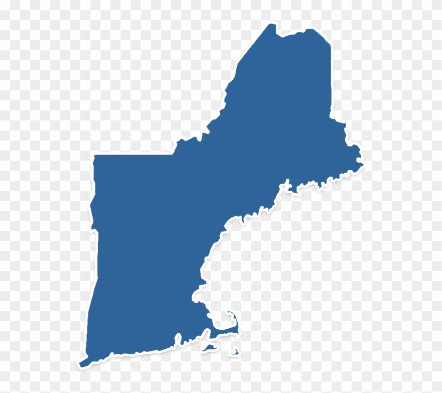 Serving All Of New England - New England Map Vector Clipart