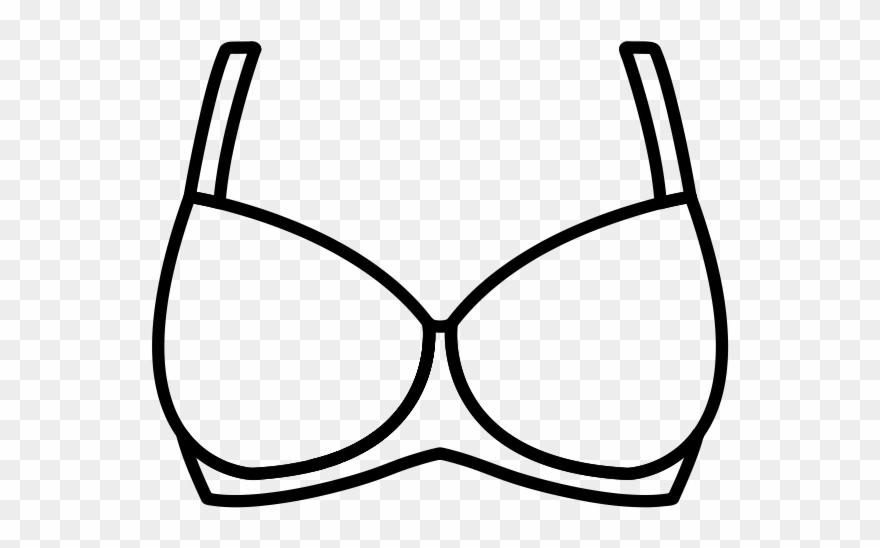 Bra Rubber Stamp Clipart