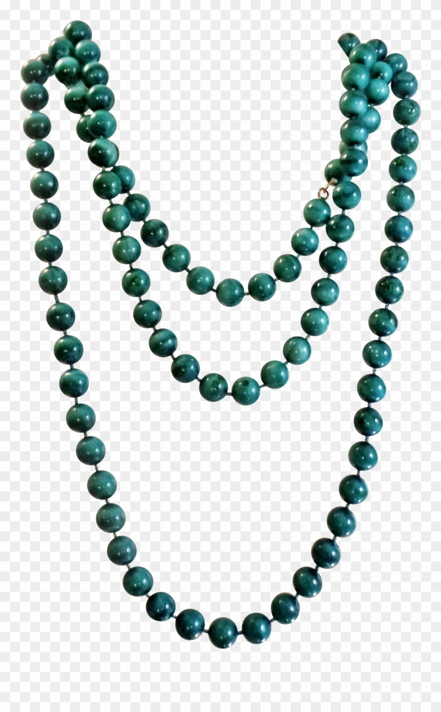 Beads Stylish Inspiration Ideas Vintage Teal Painted - Gold Ball Link Chain Clipart
