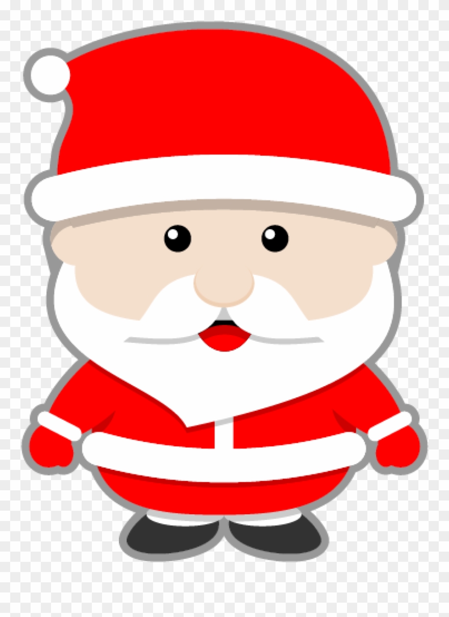 Santas Video Tarot Reading Jpg Of Reading Is Included - Cute Christmas Santa Clipart - Png Download