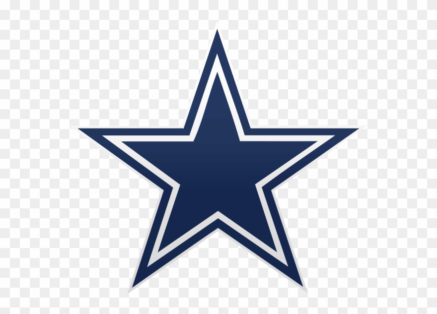 Dallas Cowboys Transactions - Dallas Cowboys Star Black Clipart