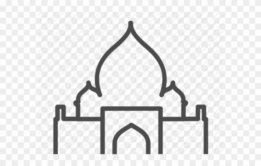 Taj Mahal Clipart Mausoleum - Colouring Sheet Of Traffic Signals - Png Download