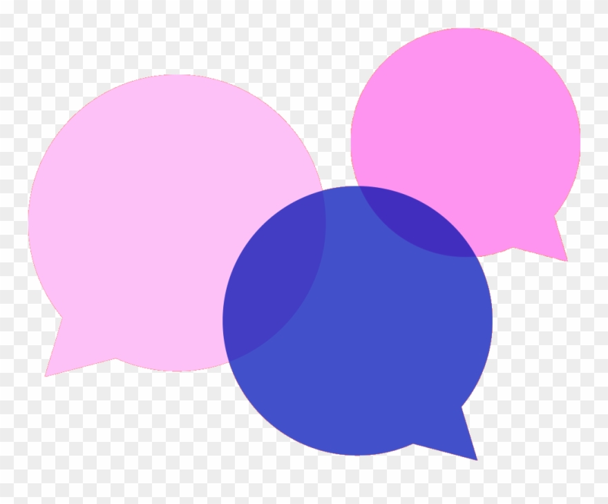 Speech Bubbles Sticker For Ios Android Giphy Gif Purple Clipart