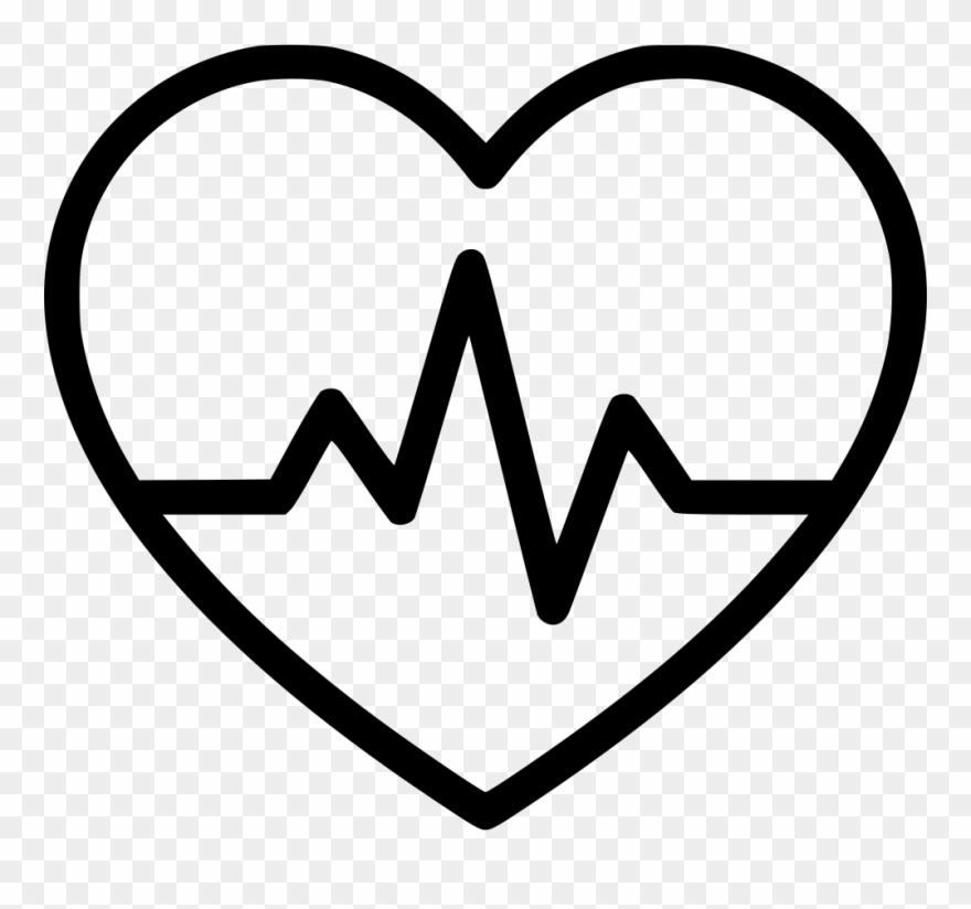 Heartbeat Ol Comments - Heart Beat Clipart Black And White - Png Download