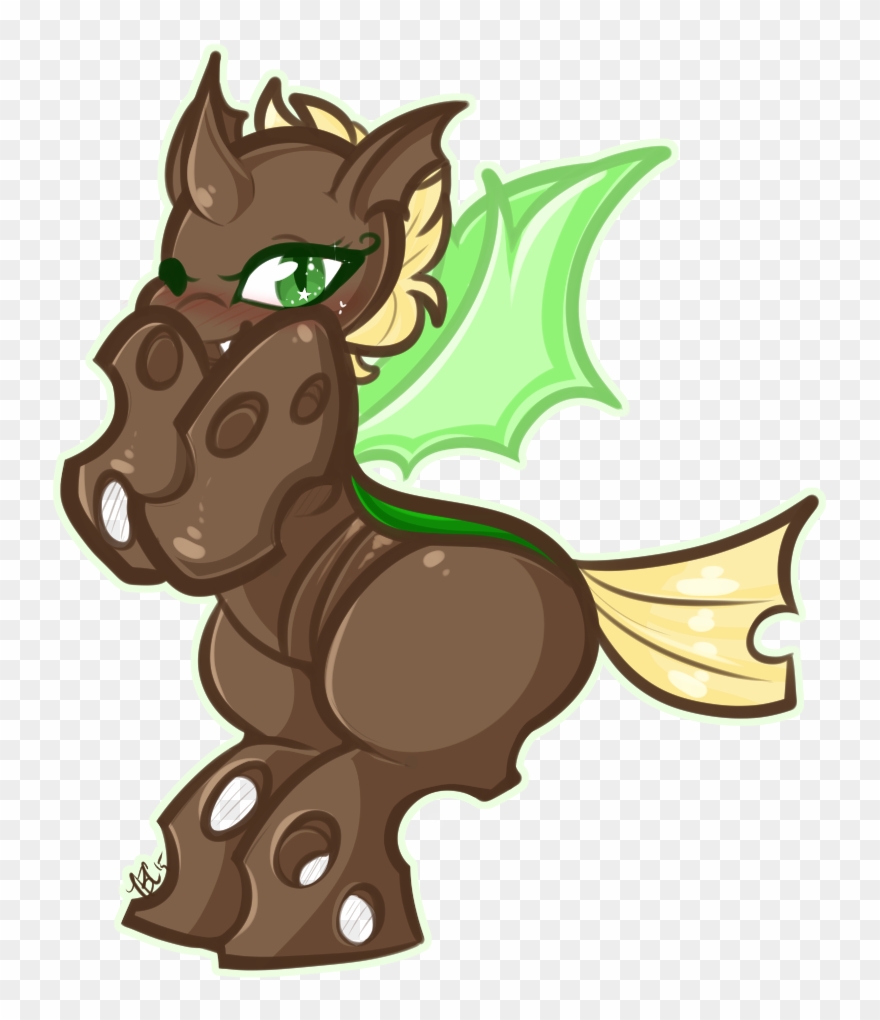 Tehbuttercookie, Blushing, Changeling, Cute, Female, - Cartoon Clipart