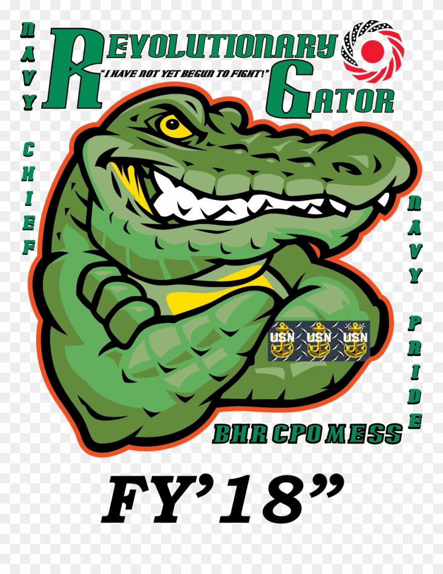 Uss Bhr Revolution Gator - Gator Mascot Clipart