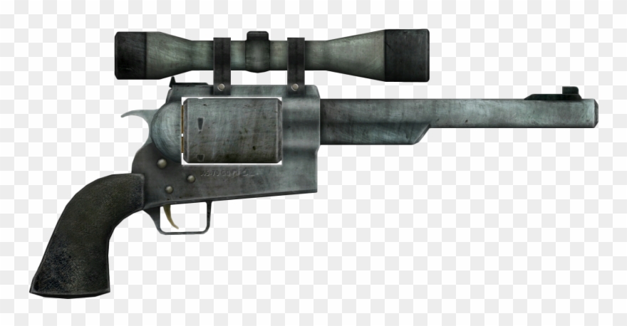 Clip Art Free Library Chrome Gun For Free Download - Fallout: New Vegas - Png Download