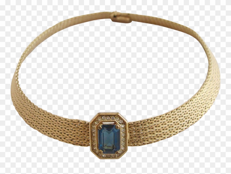 This Vintage Grosse Germany Necklace Features A Tight - Necklace Clipart