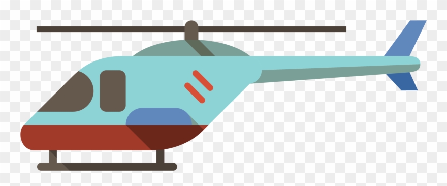 Helicopter Rotor Airplane - Helicopter Png Vector Clipart