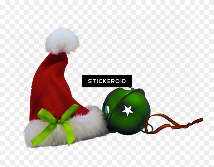 Christmas Hat And Bell Clipart
