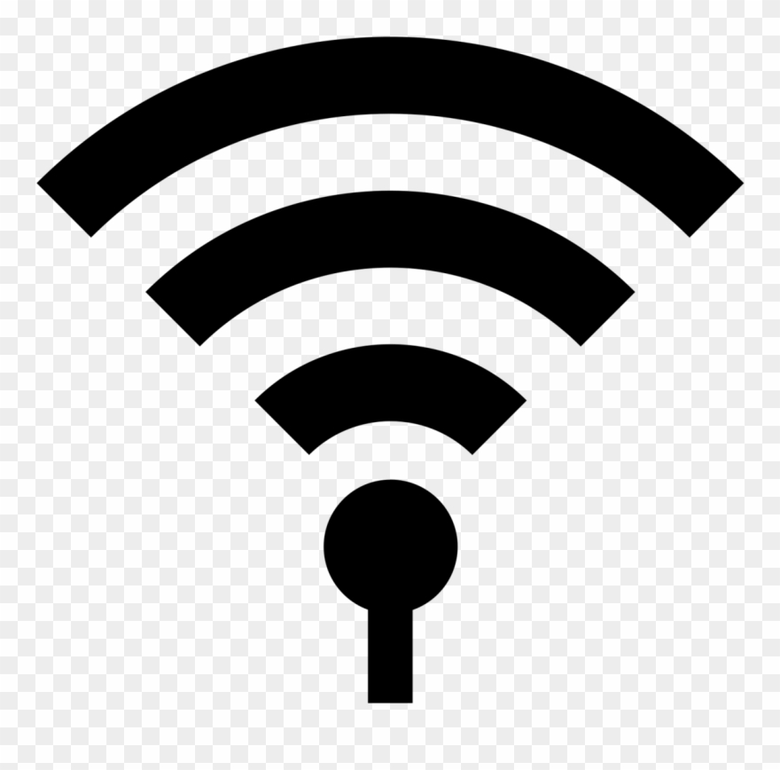 Sensors - Wifi Icon Grey Clipart