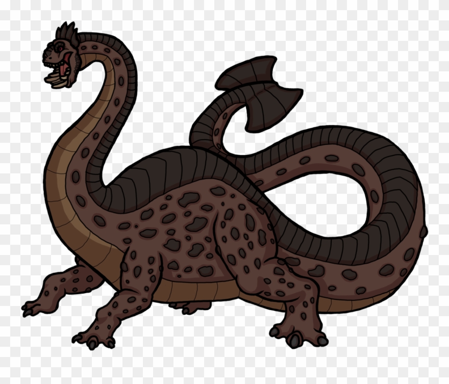 Today We Have Crocogon, An Homage To Slurpasaurs - Alligator Lizard Clipart