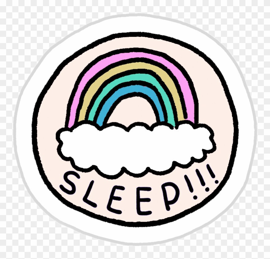 Sleep Night Aesthetic Tumblr Kpopedit Background Rainbo - Sleep Aesthetic Transparent Clipart