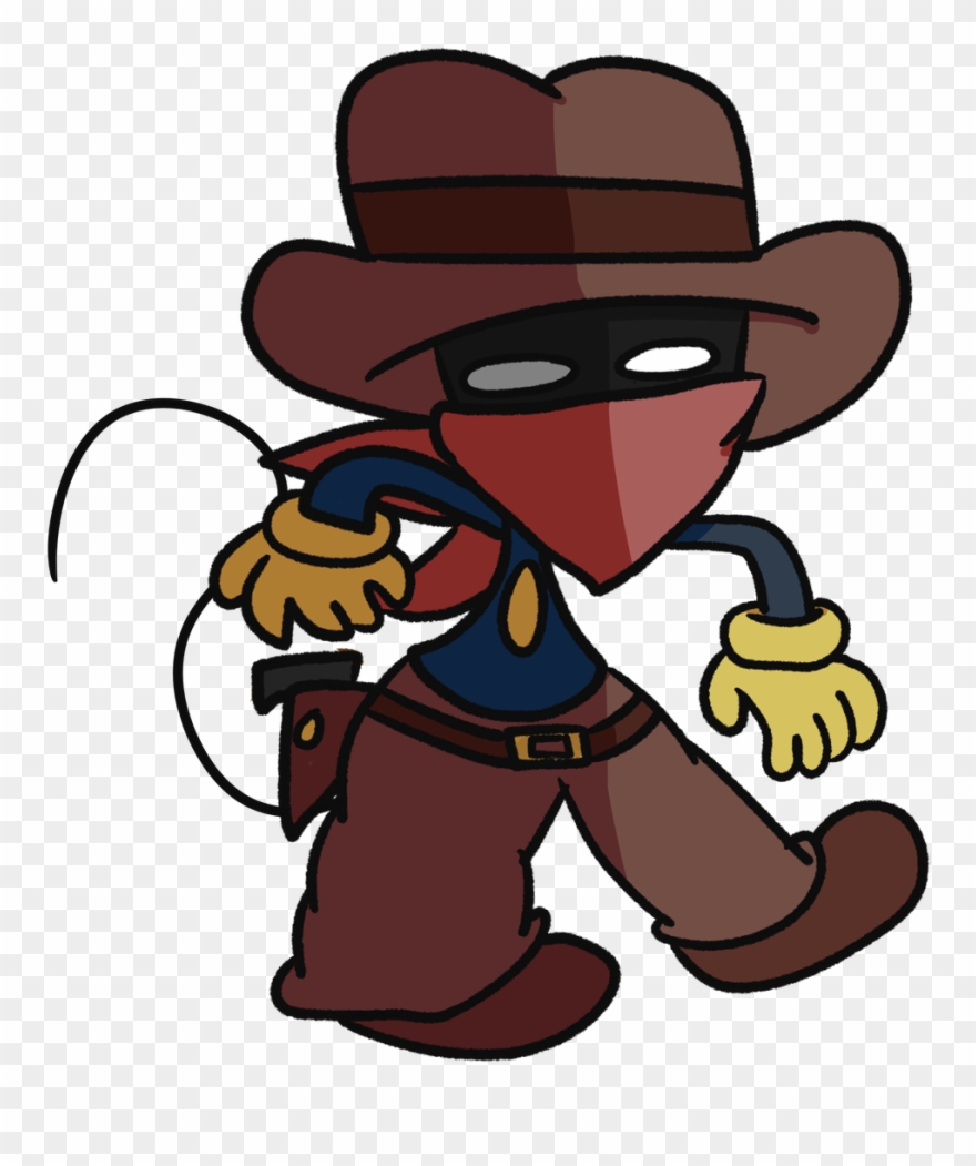 The Color Of His Bandana Determines The Type Of Powered - Bandito Clipart