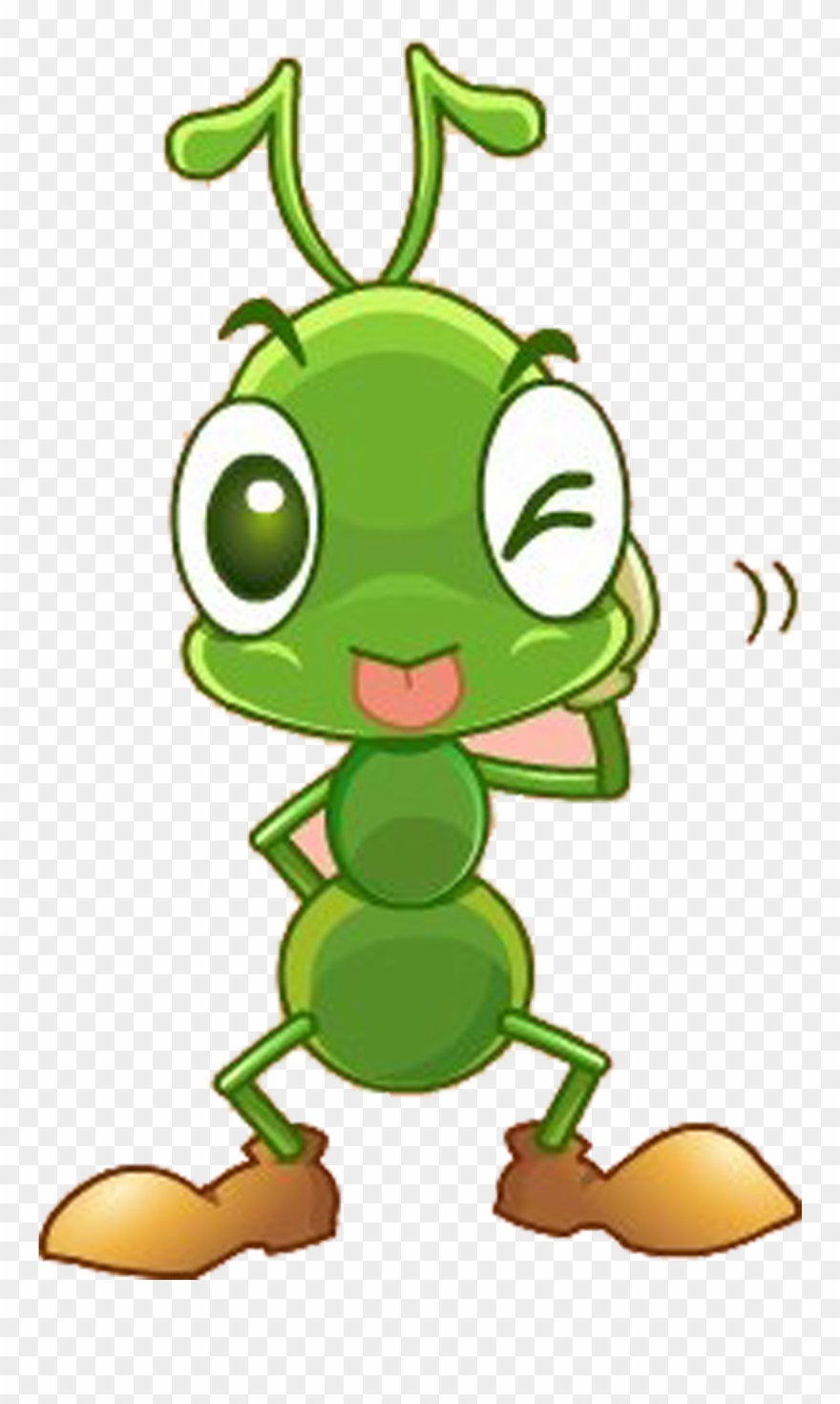 Leaf Clipart Ant - Ant - Png Download