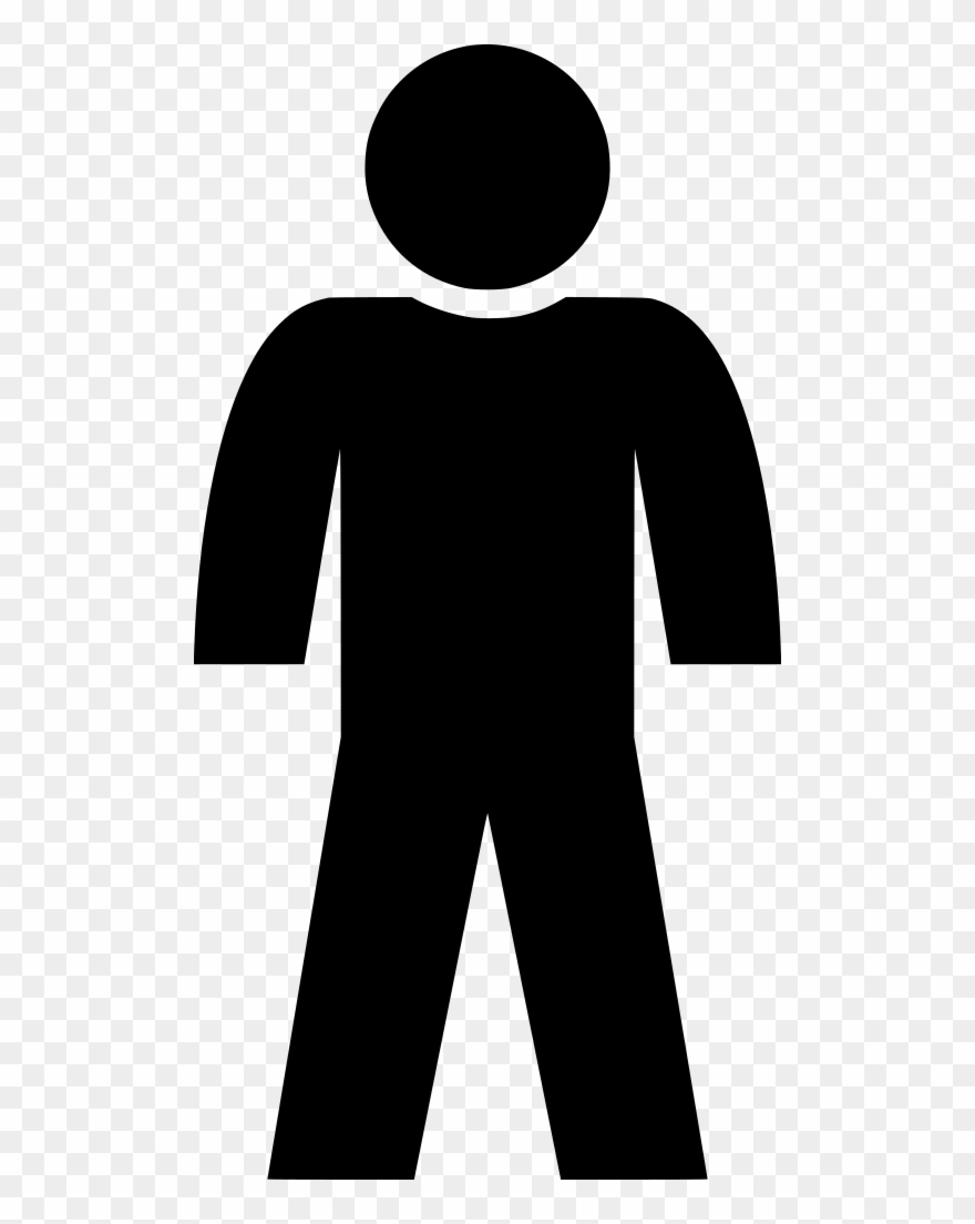 Dress Svg Pictogram Clip Art Library Library - Black And White Male Symbol - Png Download