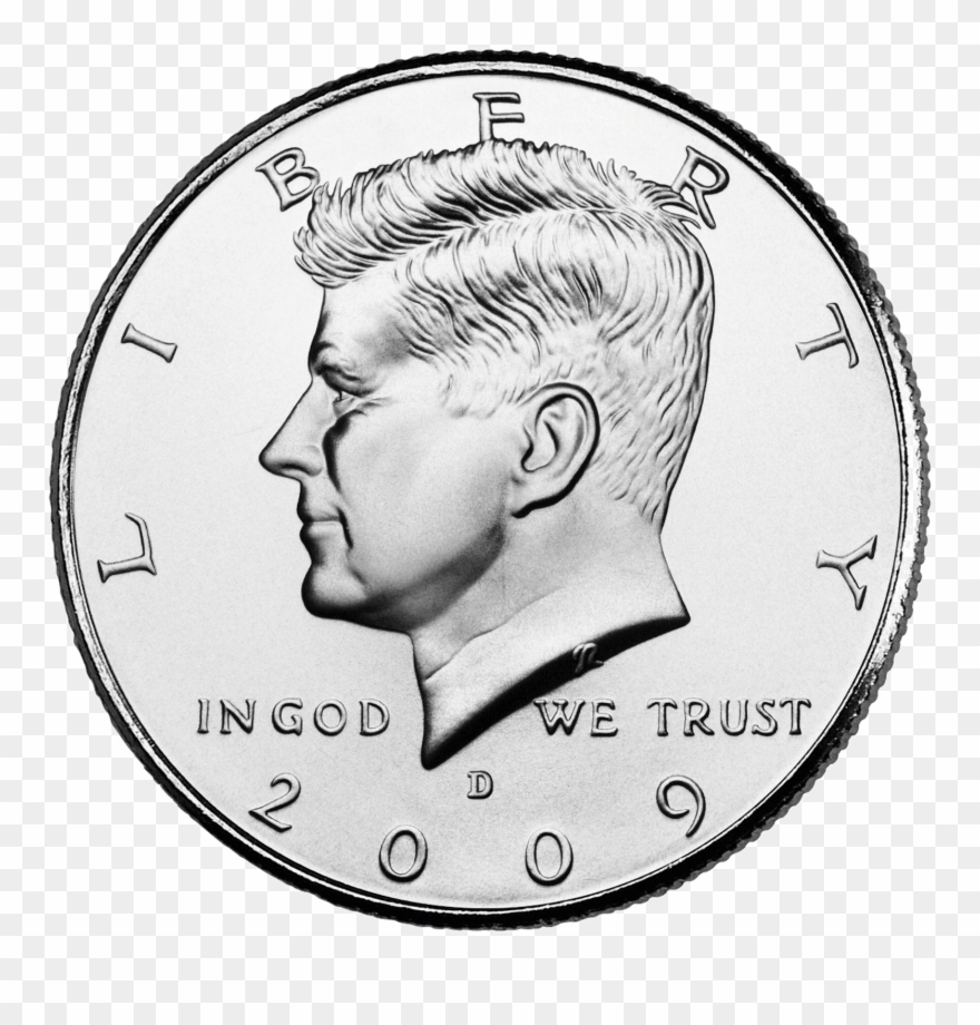Collection Of Free Coin Download On Ubisafe - 2012 Kennedy Half Dollar D Uncirculated Clipart