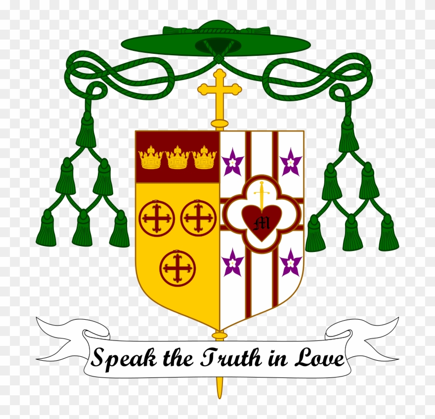 Coat Of Arms Of Ralph Walker Nickless, Bishop Of Sioux - Roman Catholic Archdiocese Of Lingayen-dagupan Clipart