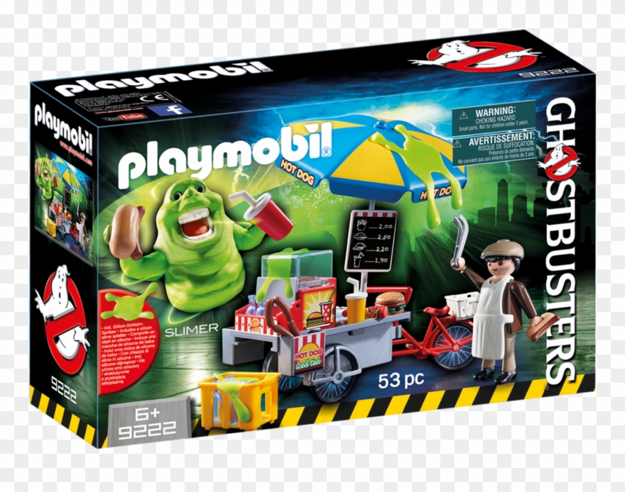Slimer With Hot Dog Stand Product - Playmobil Slimer Clipart