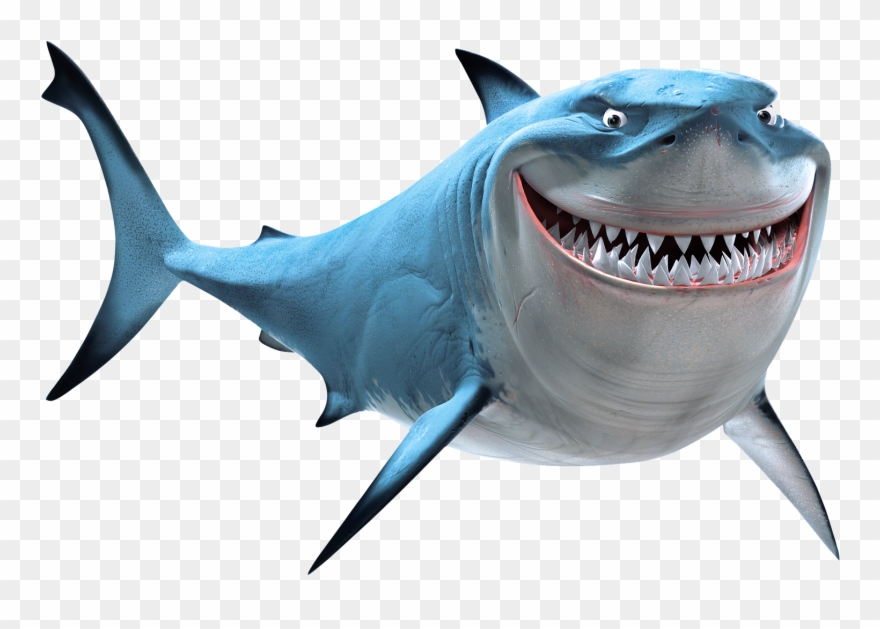 Clipart Shark Megalodon Shark - Finding Nemo Bruce - Png Download
