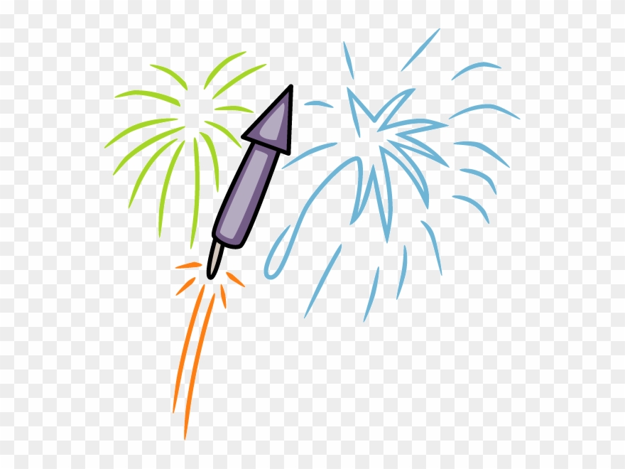 This Esl New Year Reading Page Has A Comprehension - Happy New Year Rocket Clipart