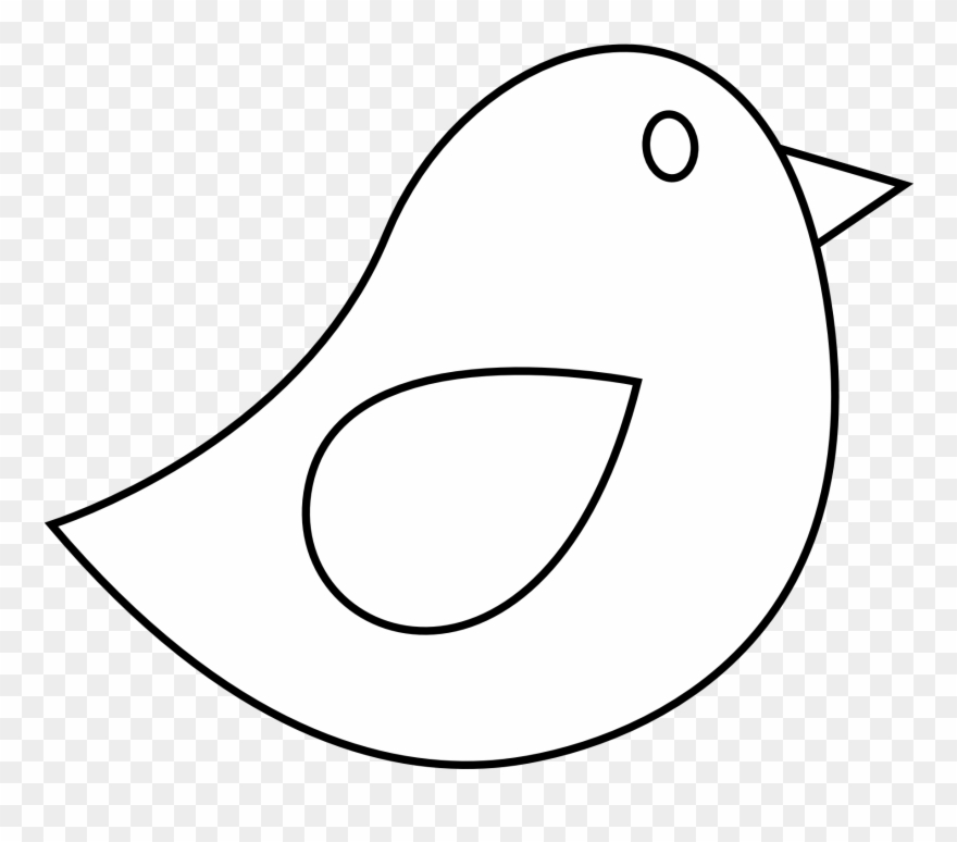 Colorful Animal Bird Black White Line 999px 52 - Birds Icon White Png Clipart